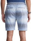 ფოტო #2 პროდუქტის Men's Striped Drawstring 9" Shorts