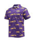 Men's Purple LSU Tigers Super Slack Tide Omni-Shade Button-Up Shirt