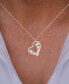 ფოტო #2 პროდუქტის Cubic Zirconia Heart Necklace (1 3/8 ct. t.w.) in Sterling Silver