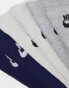 Nike Everyday Essential 3 pack socks in black, white and grey