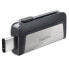 Фото #3 товара USB флеш-накопитель SanDisk Drive USB Ganda Ultra Tipe-C 256 GB - 256 GB - USB Type-A / USB Type-C - 3.2 Gen 1 (3.1 Gen 1) - 150 MB/s - Slide - Grey - Silver