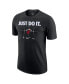 ფოტო #2 პროდუქტის Men's Black Miami Heat Just Do It T-shirt