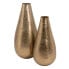 Vase 45 x 45 x 95 cm Golden Aluminium