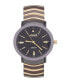 Men's Analog Two Tone Metal Bracelet Watch 42mm