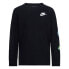 NIKE KIDS Retro Sticker long sleeve T-shirt