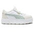 Puma Karmen Rebelle Platform Womens Green, White Sneakers Casual Shoes 38721216