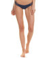 Фото #2 товара Vitamin A 188626 Womens Swimwear Cheeky Bikini Bottom Solid Ink Ecolux Size 8/M