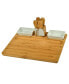 Фото #4 товара Sherborne Large Bamboo Cheese Board Set with 4 Tools and 2 Bowls