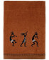 Zuni Embroidered KokopellisCotton Fingertip Towel, 11" x 18"