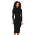 SUPERDRY Backless Bodycon Long sleeve Midi Dress