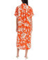 Фото #2 товара Mara Hoffman Abbie Shirtdress Women's Orange Xs