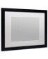 Фото #3 товара Trademark Fine Art Heavy Duty Black Frame with White Mat - 16" x 20"