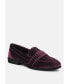 Фото #2 товара Walkin Stud Detail Velvet Loafers