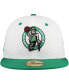 Men's White/Kelly Green Boston Celtics Throwback 2Tone 59FIFTY Fitted Hat
