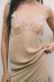Фото #11 товара Платье в бельевом стиле с кружевной отделкой ZARA