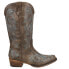 Фото #1 товара Roper Riley Embroidery Round Toe Cowboy Womens Brown Casual Boots 09-021-1566-2