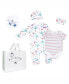 ფოტო #1 პროდუქტის Baby Girls Butterflies Layette, 6 Piece Set