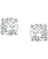 ფოტო #6 პროდუქტის Diamond Stud Earrings (1/2 ct. t.w.) in 14k White or Yellow Gold