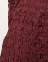 Фото #6 товара ASOS EDITION floral cutwork column midi skirt co-ord in burgundy