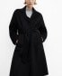 ფოტო #1 პროდუქტის Women's Handmade Belt Wool Coat