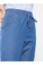 Фото #5 товара Lcw Basıc Beli Lastikli Rahat Kalıp Düz Cep Detaylı Kadın Jean Pantolon
