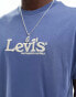 Фото #2 товара Levi's exclusive to ASOS t-shirt with central retro logo in navy