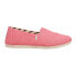 Фото #1 товара TOMS Alpargata Slip On Womens Pink Flats Casual 10018786T