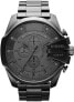Фото #2 товара Diesel Chief Series Men's Chronograph Watch with Silicone, Stainless Steel or Leather Strap