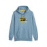 Фото #1 товара Puma Pl Graphic Pullover Hoodie Mens Blue Casual Outerwear 62102502