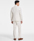 Фото #5 товара Men's Slim-Fit Stretch Linen Solid Suit