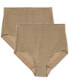 Women's 2-Pk. Shaping Brief Underwear 2532P stucco/stucco, S - фото #3