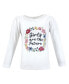 ფოტო #2 პროდუქტის Baby Girls Long Sleeve T-Shirts World