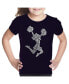 ფოტო #2 პროდუქტის Girls Word Art T-shirt - Cheer