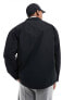 Fred Perry ripstop utility overshirt in black