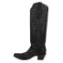 Фото #3 товара Corral Boots Overlay And Crystals Tall Snip Toe Cowboy Womens Black Casual Boot