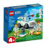 LEGO Rescue Veterinary Van Construction Game
