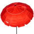 Пляжный зонт Aktive Красный Алюминий 240 x 235 x 240 cm (6 штук)