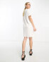 Фото #3 товара ONLY Tall mini t-shirt dress in white