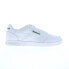 Фото #1 товара Reebok Court Advance Mens White Leather Lifestyle Sneakers Shoes