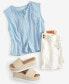 ფოტო #4 პროდუქტის Women's Lorelai Cotton Sleeveless Shirt