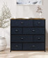 Фото #2 товара 8 Drawer Chest Dresser with Wood Top