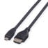 Фото #3 товара ROLINE HDMI High Speed Cable + Ethernet - A - D - M/M 2 m - 2 m - HDMI Type A (Standard) - HDMI Type A (Standard) - Audio Return Channel (ARC) - Black