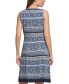 ფოტო #2 პროდუქტის Women's Printed Jersey Sleeveless Dress