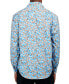 Фото #2 товара Men's Slim-Fit Performance Stretch Floral Print Long-Sleeve Button-Down Shirt