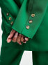 Фото #3 товара Aria Cove oversized blazer co-ord in green