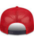 Фото #5 товара Men's Red St. Louis Cardinals Patriot Trucker 9FIFTY Snapback Hat
