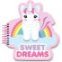 Фото #2 товара SWEET DREAMS Silicone Notebook 3 Designs Assorted