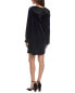 Finley Hooded Velvet Dress Women's Blue M