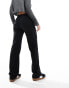 Фото #8 товара ONLY mid rise straight leg trouser in black