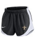 Women's Black New Orleans Saints Tempo Shorts